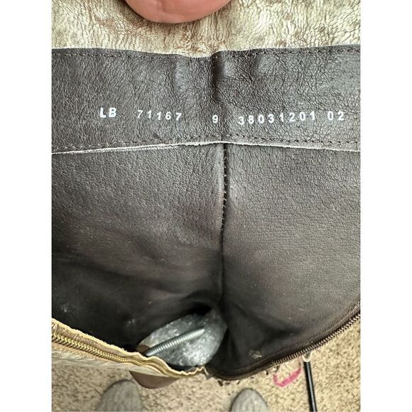 Liberty Black Women's Maritsa Fringe Zipper Knee High Boots Silver Gray Sz 9 - Picture 11 of 11